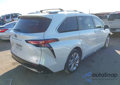 2022 Toyota Sienna Platinum from USA, damaged, VIN 5TDERKEC4NS095130
